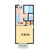 メゾントレビⅪ 1Kの間取り