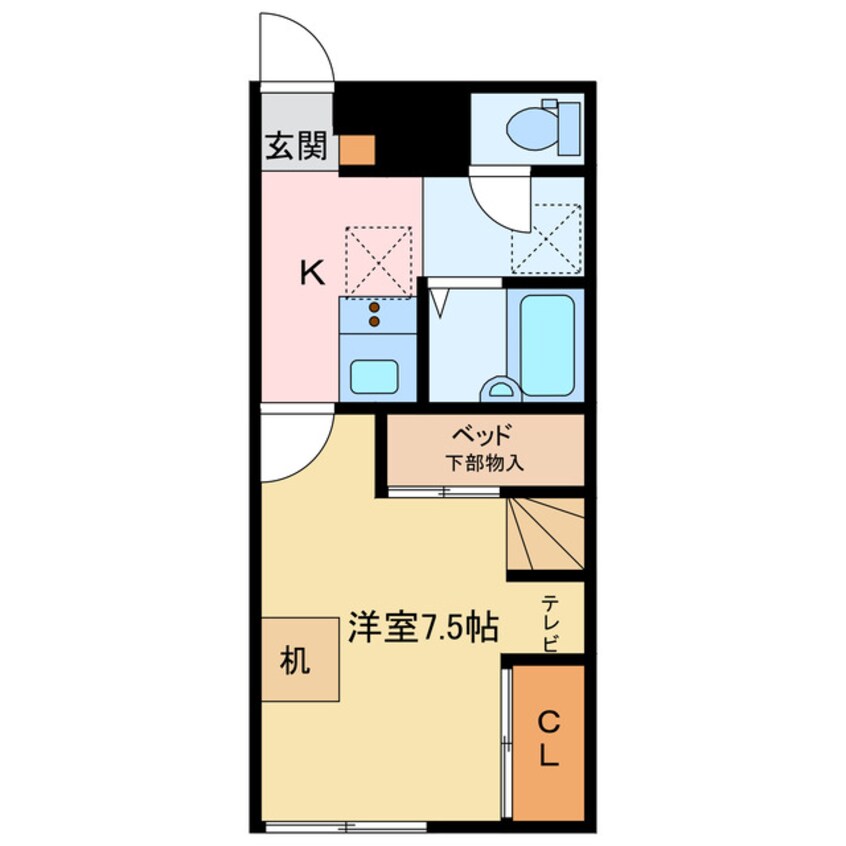 間取図 レオパレスサニーハイツ庄内