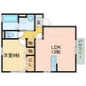 エミグランド 1LDKの間取り
