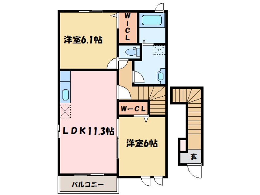 間取図 ヴィラフォンテーヌＣ