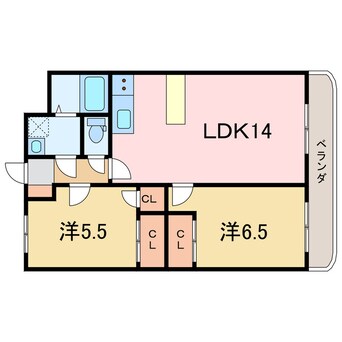 間取図 クリスタルコートＪ