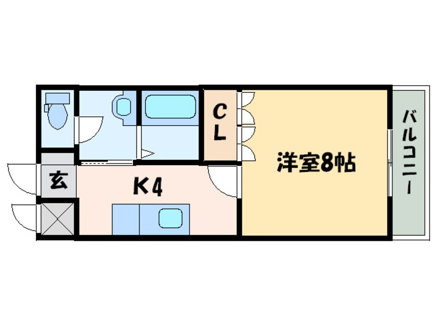 間取図 プランドール萩生