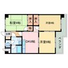 船木ハイツ2 3DKの間取り