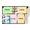 船木ハイツ2 3DKの間取り