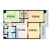 船木ハイツ2 3DKの間取り