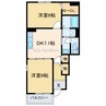 ベール　ペイサージュ 2DKの間取り