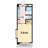 アーバンコート徳常 1DKの間取り