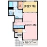 ローズ　クォーツ 1LDKの間取り