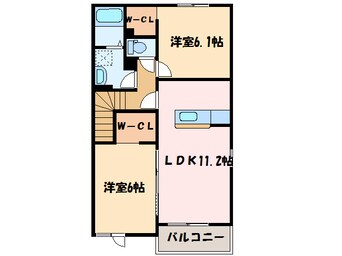 間取図 リヴェールⅥ・Ⅶ