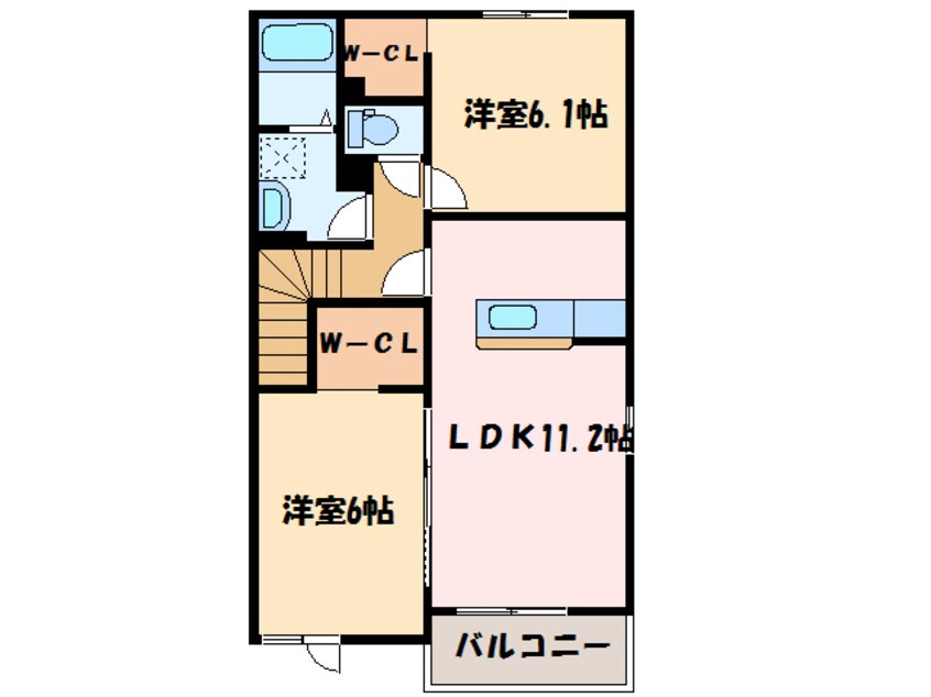 間取図 リヴェールⅥ・Ⅶ