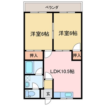 間取図 イーストコート