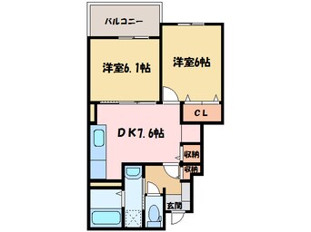 間取図 クレメントＡ・Ｂ