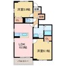 アルコバレーノ 2LDKの間取り