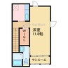 フロイデ　KANAGENⅢ 1Kの間取り