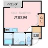 ガーディアン・ミシェル 1Rの間取り