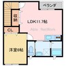 ガーディアン・ミシェル 1LDKの間取り