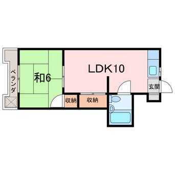 間取図 広栄マンションⅥ