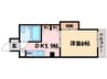 ダイアパレス新居浜 1DKの間取り