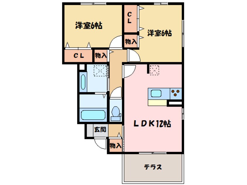 間取図 Lilac