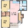 ミラリオ 2LDKの間取り