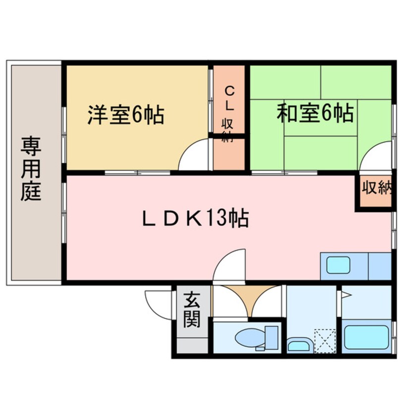 間取図 シーサイドセジュール