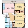 リバティーハウス 3LDKの間取り