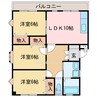リバティーハウス 3LDKの間取り