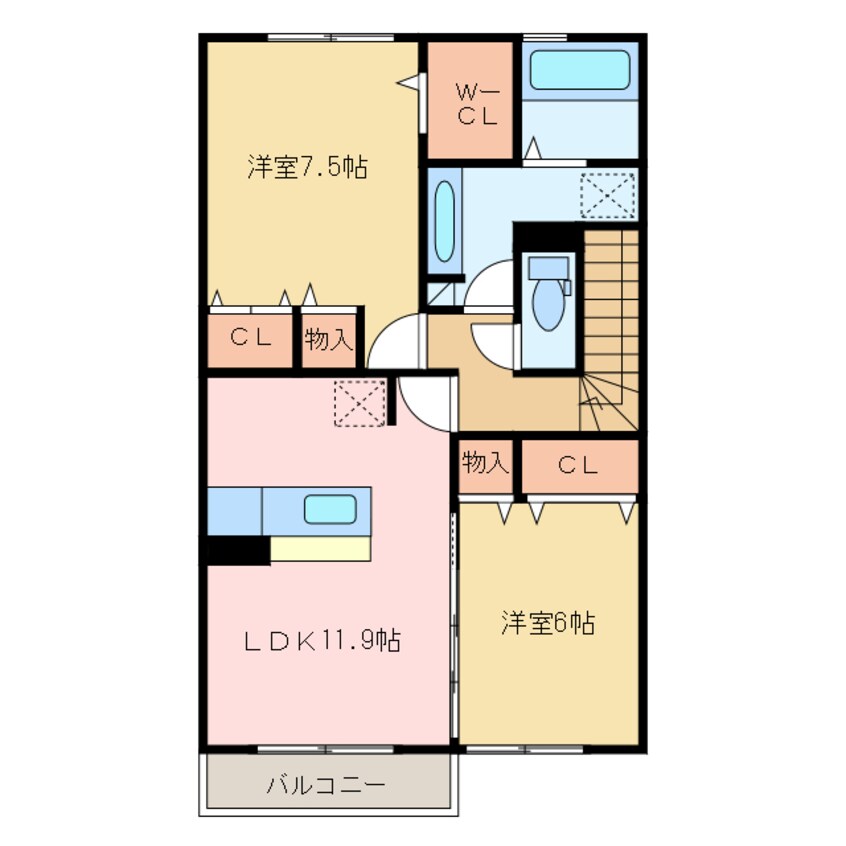 間取図 リッツハウス萩生