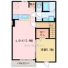 ラ・ポム 1LDKの間取り