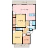 エクシア西条大町 2LDK+Sの間取り