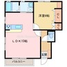 ガーデンハイツKIICHI　1 1LDKの間取り