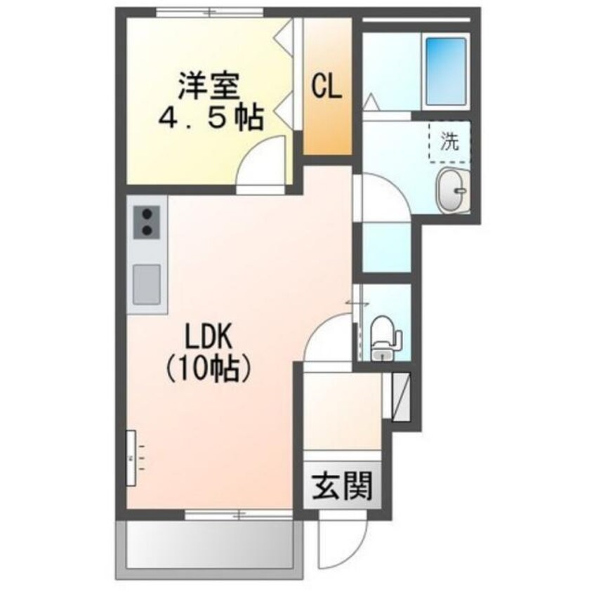 間取図 ベル　ヴィ