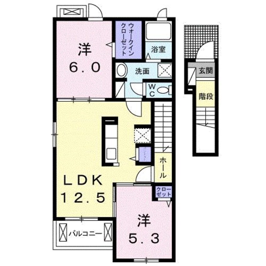 間取図 ベレ・フォンティーヌ　Ⅱ