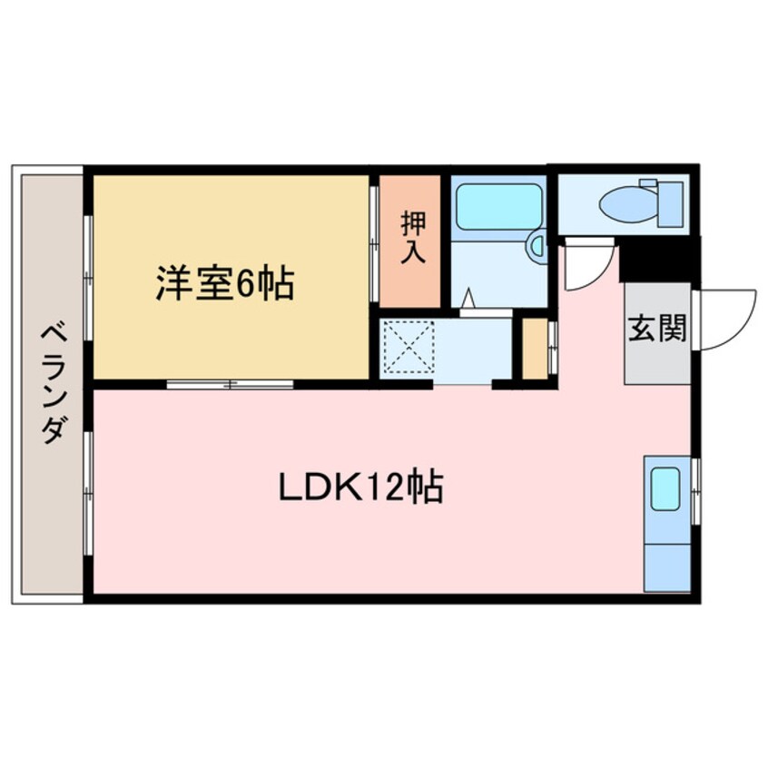 間取図 グラッドハウス庄内