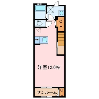 間取図 クラール泉池Ｂ