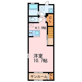 間取図 クラール泉池Ｂ