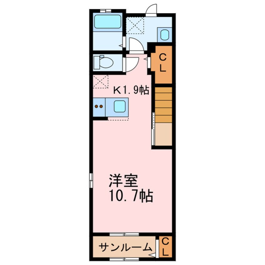 間取図 クラール泉池Ｂ