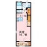 クラール泉池Ｂ 1Kの間取り