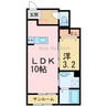 サンリット・エンゼルＡ 1LDKの間取り