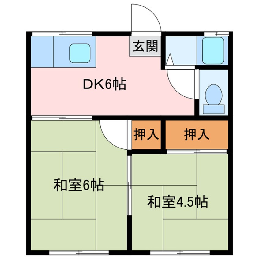 間取図 越智アパート