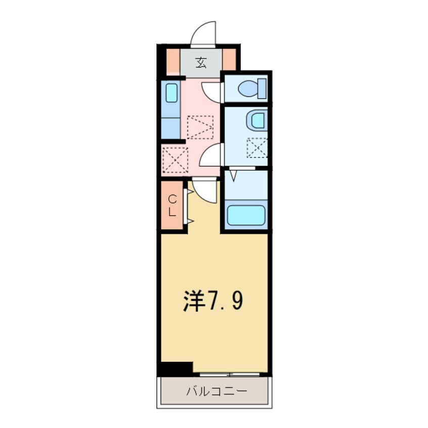 間取図 ル・ボヌール新居浜