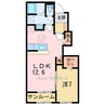 ソレイユNⅢ 1LDKの間取り