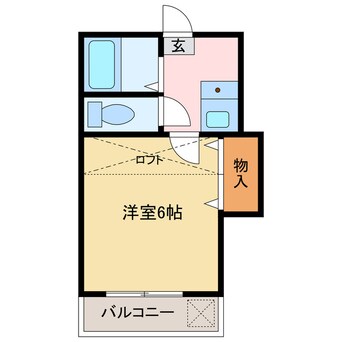 間取図 ボヌール若水