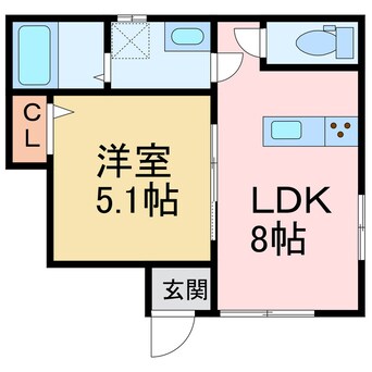 間取図 ベルグレイヴィア新居浜駅前