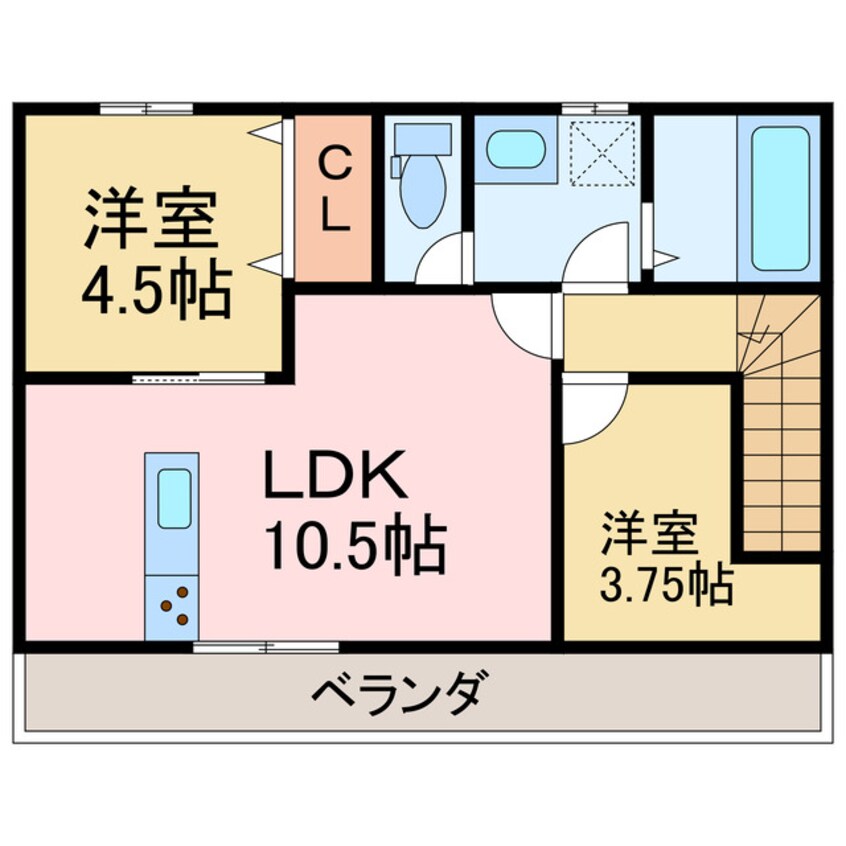 間取図 ベルグレイヴィア新居浜駅前