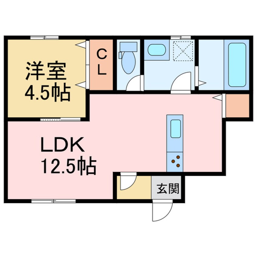 間取図 ベルグレイヴィア新居浜駅前