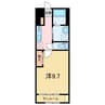 コンフォート 1Kの間取り
