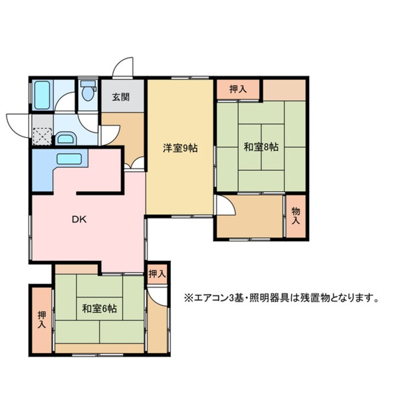 間取図 田の上1丁目20-14貸家