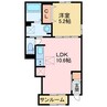 エテルノ新居浜 1LDKの間取り