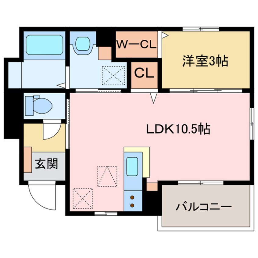 間取図 アカンサス